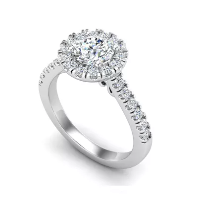 Myla Halo Engagement Ring