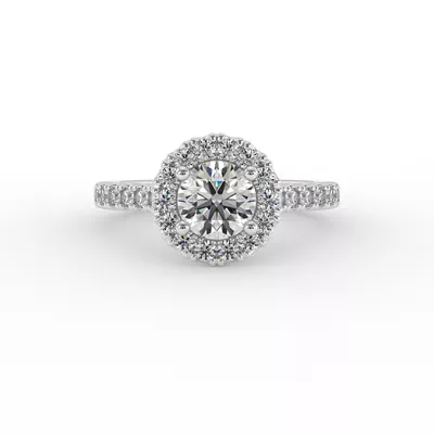 Myla Halo Engagement Ring