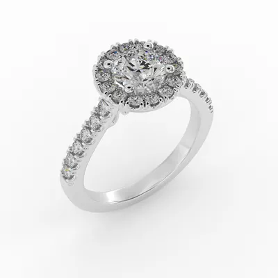 Myla Halo Engagement Ring