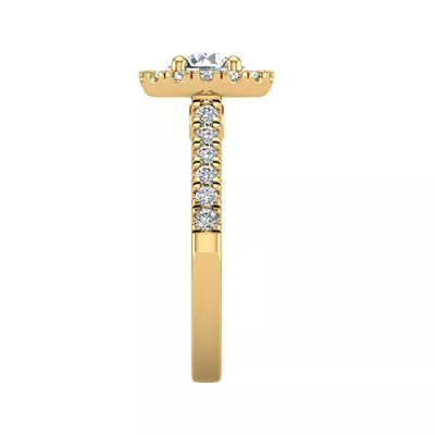 Myla Halo Engagement Ring