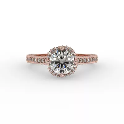Tessa Halo Engagement Ring