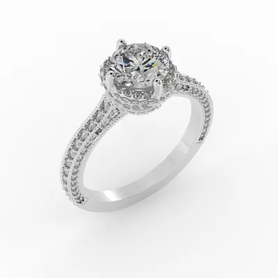 Tessa Halo Engagement Ring