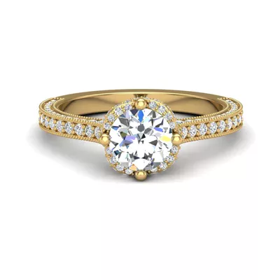 Tessa Halo Engagement Ring