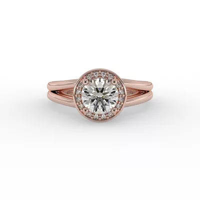 Miriam Halo Engagement Ring