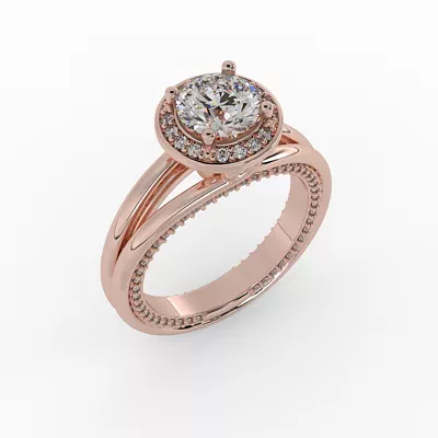 Miriam Halo Engagement Ring