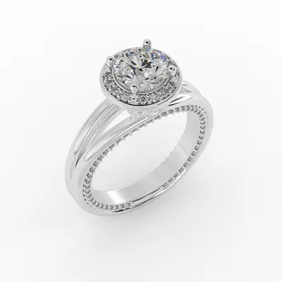 Miriam Halo Engagement Ring
