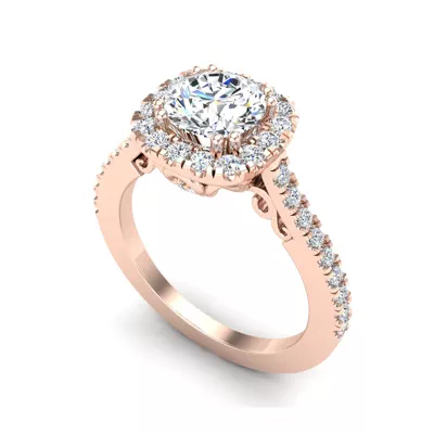 Kailani Halo Engagement Ring