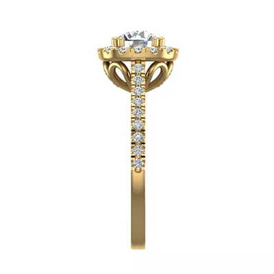 Kailani Halo Engagement Ring