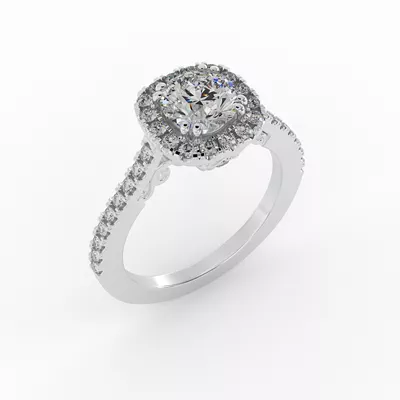 Kailani Halo Engagement Ring