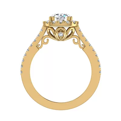 Kailani Halo Engagement Ring