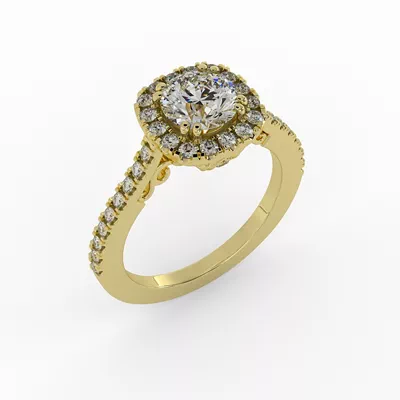 Kailani Halo Engagement Ring