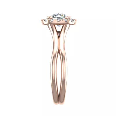 Alayah Halo Engagement Ring