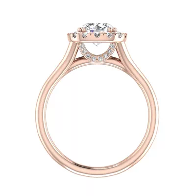 Alayah Halo Engagement Ring