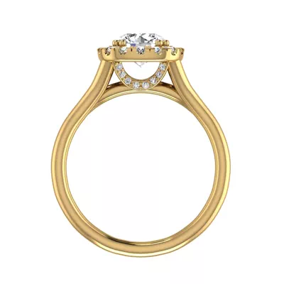 Alayah Halo Engagement Ring
