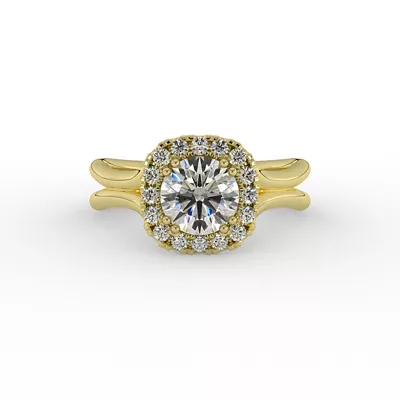 Alayah Halo Engagement Ring