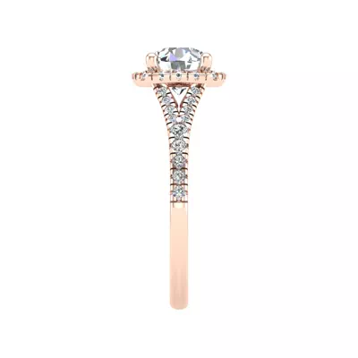 Grace Halo Engagement Ring