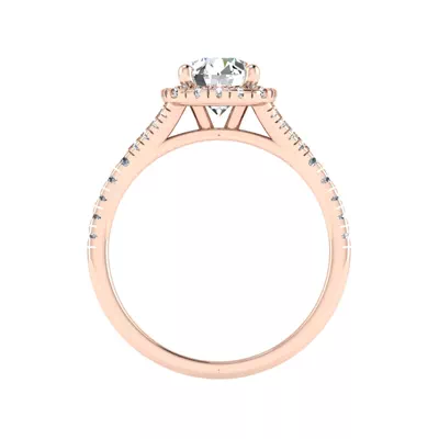 Grace Halo Engagement Ring