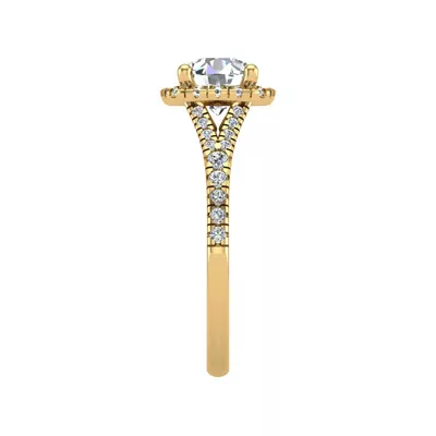 Grace Halo Engagement Ring