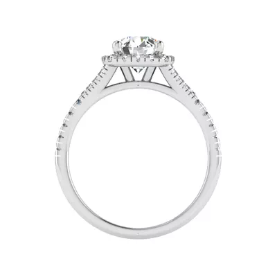 Grace Halo Engagement Ring