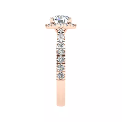 Riley Halo Engagement Ring