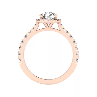 Riley Halo Engagement Ring