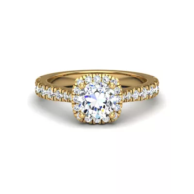 Riley Halo Engagement Ring