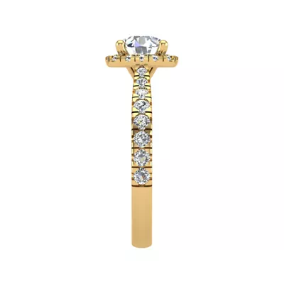 Riley Halo Engagement Ring