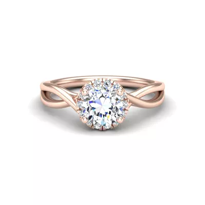 Adaline Halo Engagement Ring