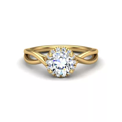 Adaline Halo Engagement Ring