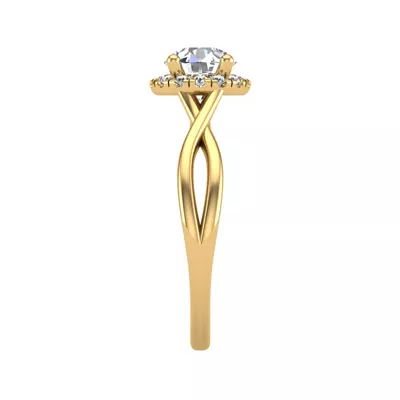 Adaline Halo Engagement Ring