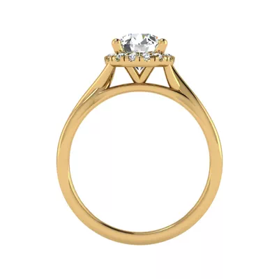 Adaline Halo Engagement Ring