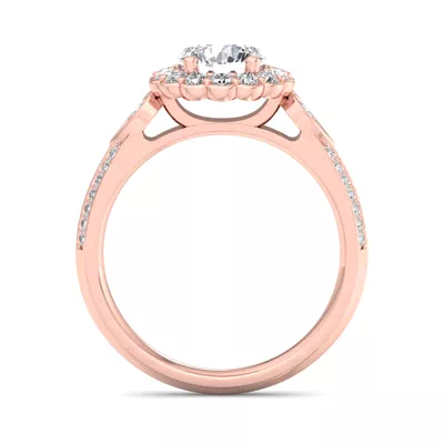 Phoenix Halo Wrap Engagement Ring