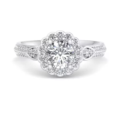 Phoenix Halo Wrap Engagement Ring