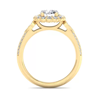 Phoenix Halo Wrap Engagement Ring