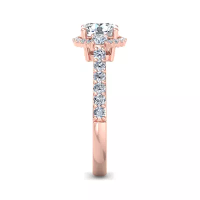 Annie Halo Engagement Ring