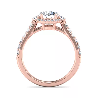 Annie Halo Engagement Ring