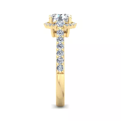 Annie Halo Engagement Ring