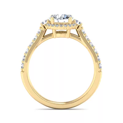 Annie Halo Engagement Ring