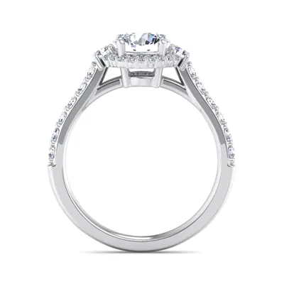 Annie Halo Engagement Ring