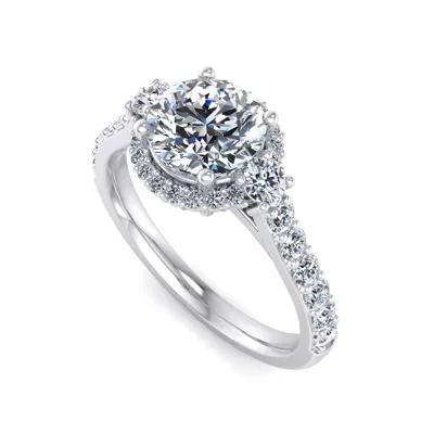 Annie Halo Engagement Ring