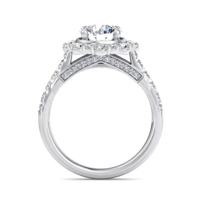 Angelina Halo Engagement Ring