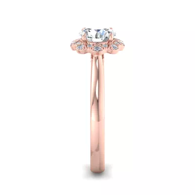 Harley Halo Engagement Ring