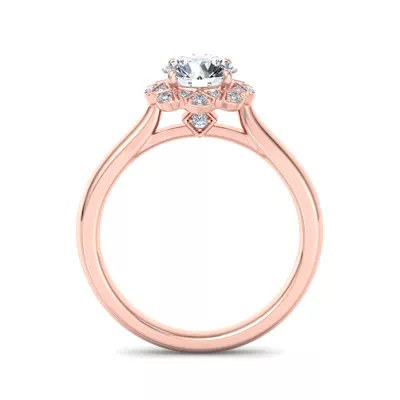 Harley Halo Engagement Ring