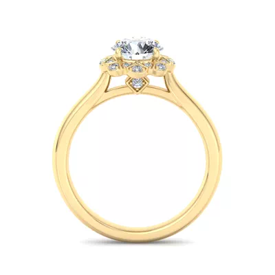 Harley Halo Engagement Ring