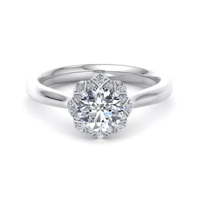 Harley Halo Engagement Ring