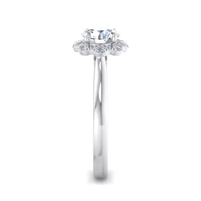 Harley Halo Engagement Ring
