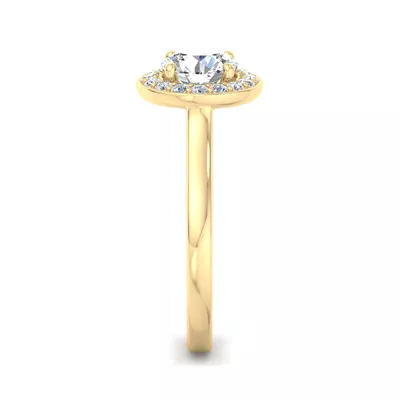 Cait Halo Engagement Ring