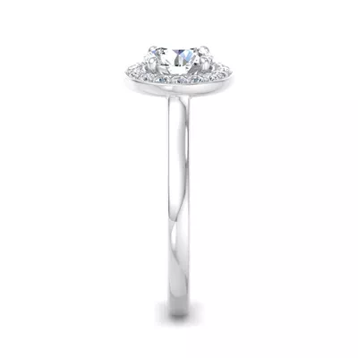 Cait Halo Engagement Ring