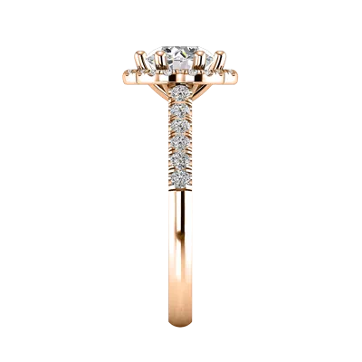 Cali Halo Engagement Ring