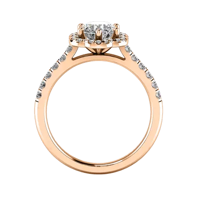 Cali Halo Engagement Ring